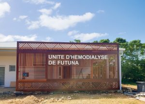 L'unité d'hémodialyse de l'Atir à Futuna L'unité d'hémodialyse de l'Atir à Futuna sort de terre.