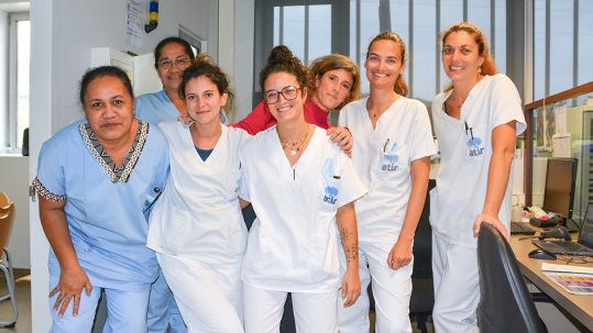 Membre de l'équipe de l'Atir dont Marjorie Renault.