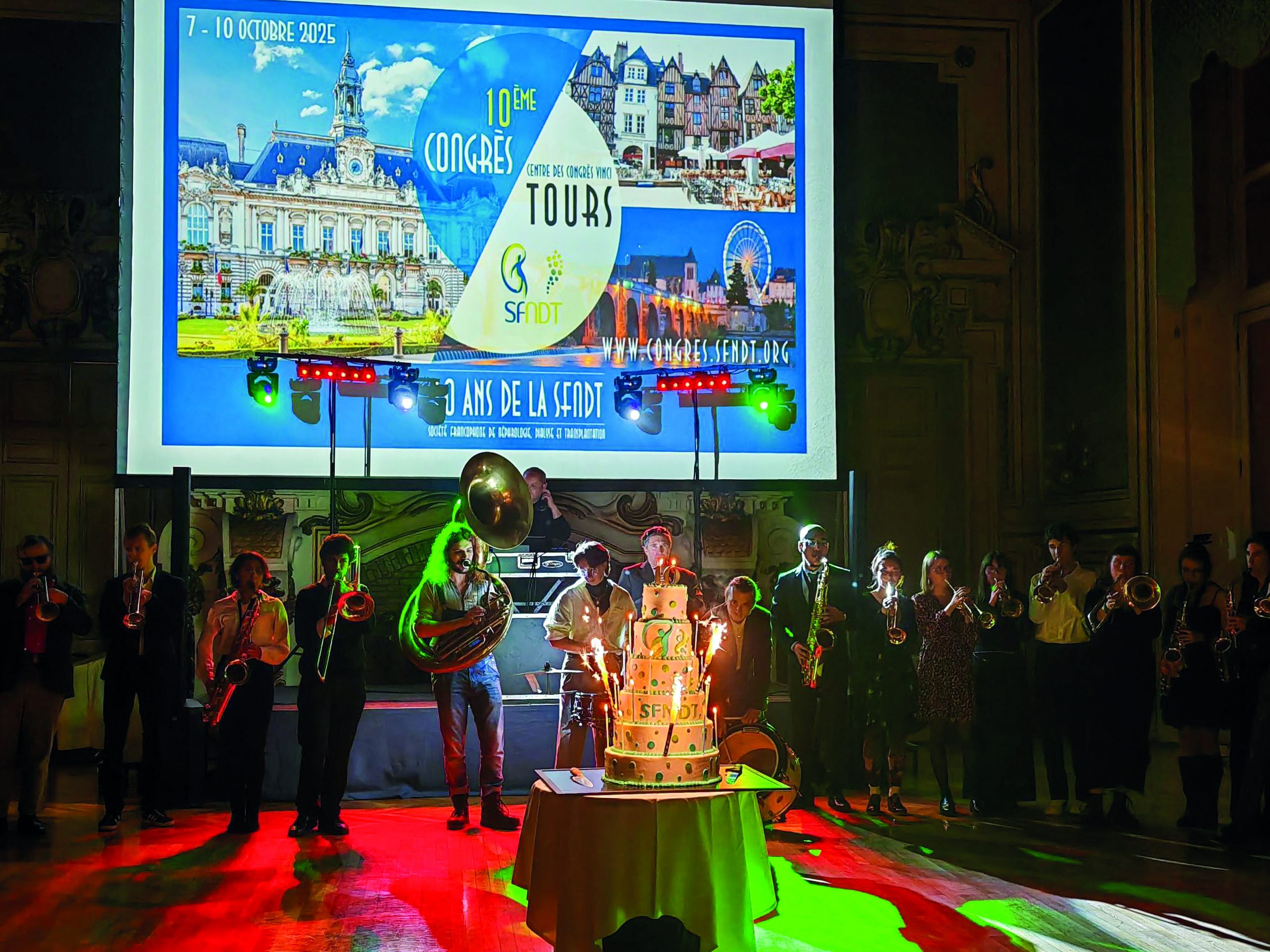 Cérémonie du 10ème congrès à Tour