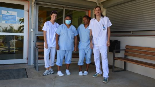 Infirmiers de l'Atir en Nouvelle Calédonie.