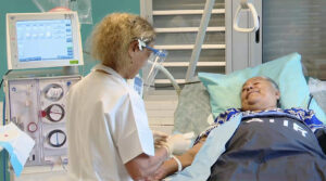 Catherine Gervais, IDE itinérante de l'Atir, s’est également rendue à Futuna le 19 janvier de-puis Nouméa, avec Anne-Françoise Lemaître, cadre des soins, pour l’ouverture de l’UHP.