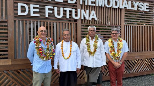 Inauguration de l'unité de dialyse de Futuna le 3 juin 2026.