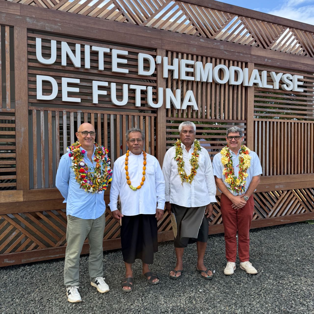 Inauguration de l'unité de dialyse de Futuna le 3 juin 2026.