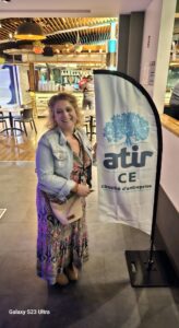 L'une des infirmières de l'Atir à la soirée du CE du 27 juin.